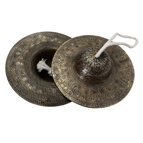 9 2公分手工青铜黑钹仿古老式黑铙钹京镲小帽镲铪子钗