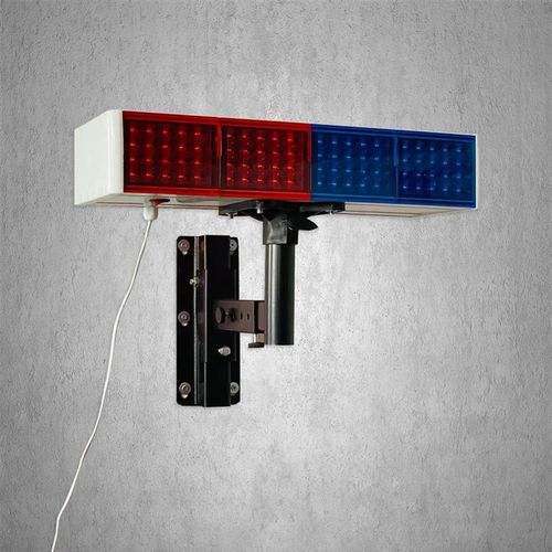 接电挂壁式爆闪灯led红蓝安全警示灯挂墙绑电线杆闪光灯强光