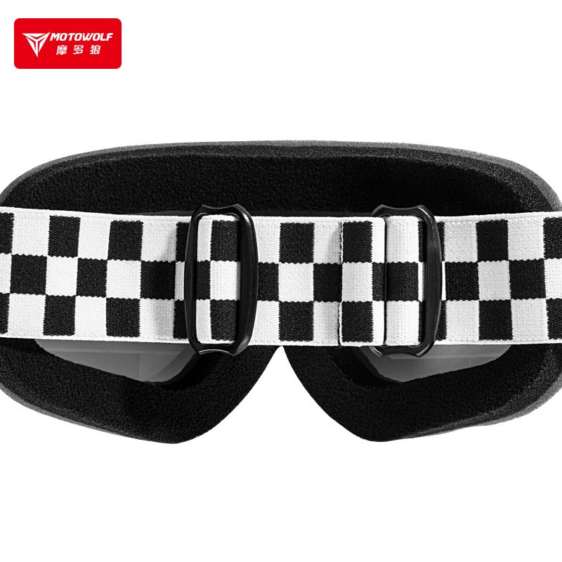 摩多狼摩托车全盔眼镜哈雷复古防风沙护目镜机车越野骑行头盔风镜