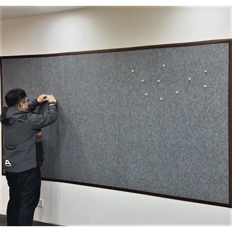 磁性国画毛毡墙吸磁铁固定书法美术作品展示书画教学镀锌铁皮墙