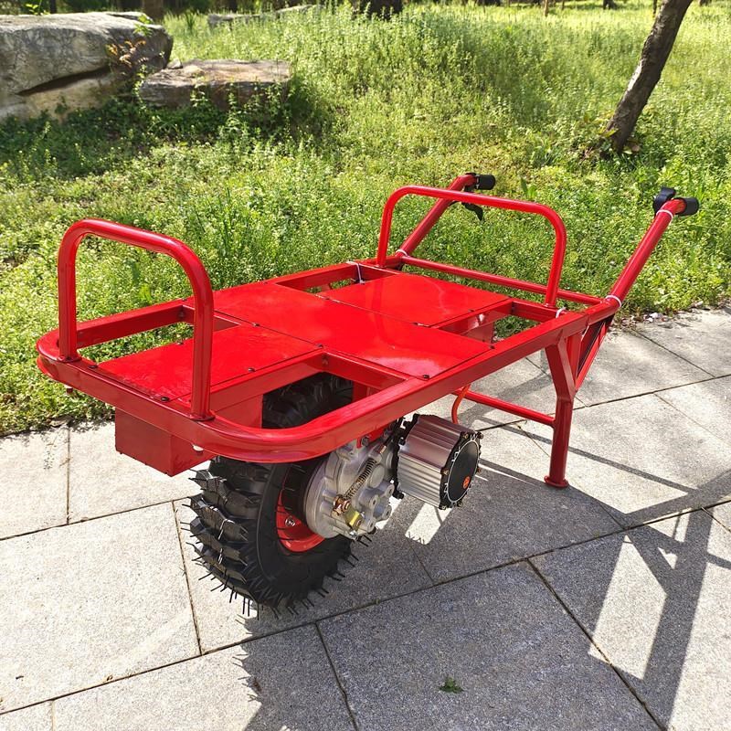 电动鸡公车农用电动独轮车单轮手推车爬坡独轮果园运输搬运车