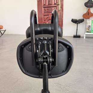 心燕港自行车折叠靠背代驾车鞍座骑行装备坐垫公路车黑弓带靠背