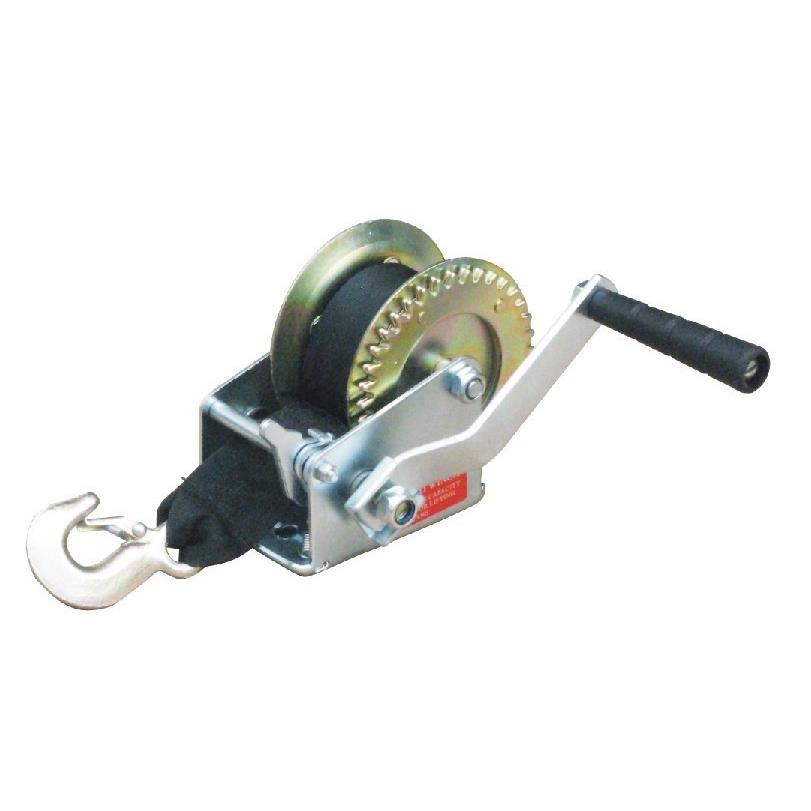 直销手动绞盘1200LBS绞车卷扬机织带