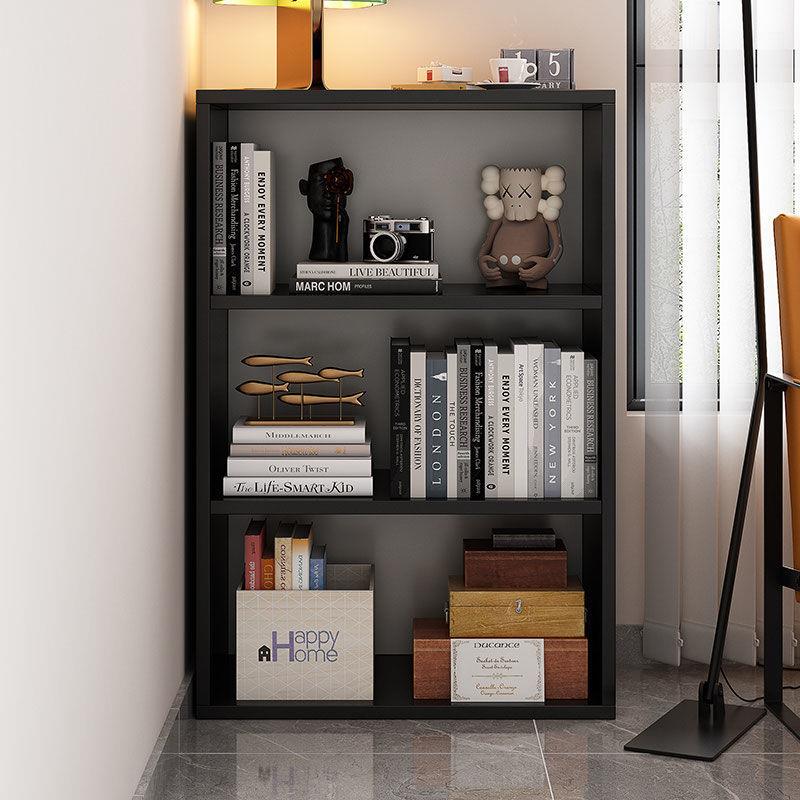 书架落地置物架简易书柜靠墙转角分层架子收纳架卧室展示架小柜子