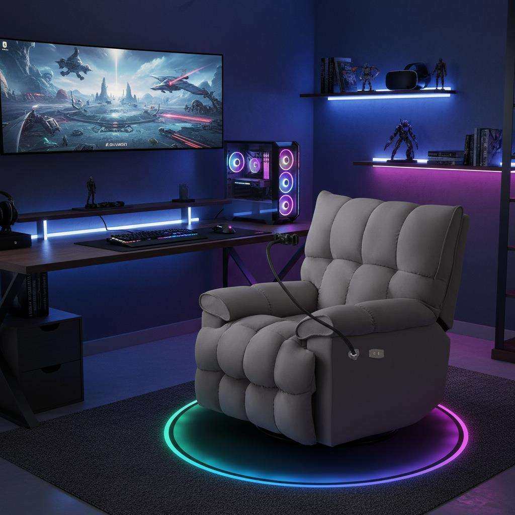 懒人沙发家用电竞多功能沙发太空舱沙发可睡可躺单人摇椅休闲沙发