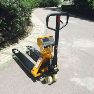 YCS-2T电子叉车秤手动液压地牛搬运车1T称重叉车托盘车地磅3吨