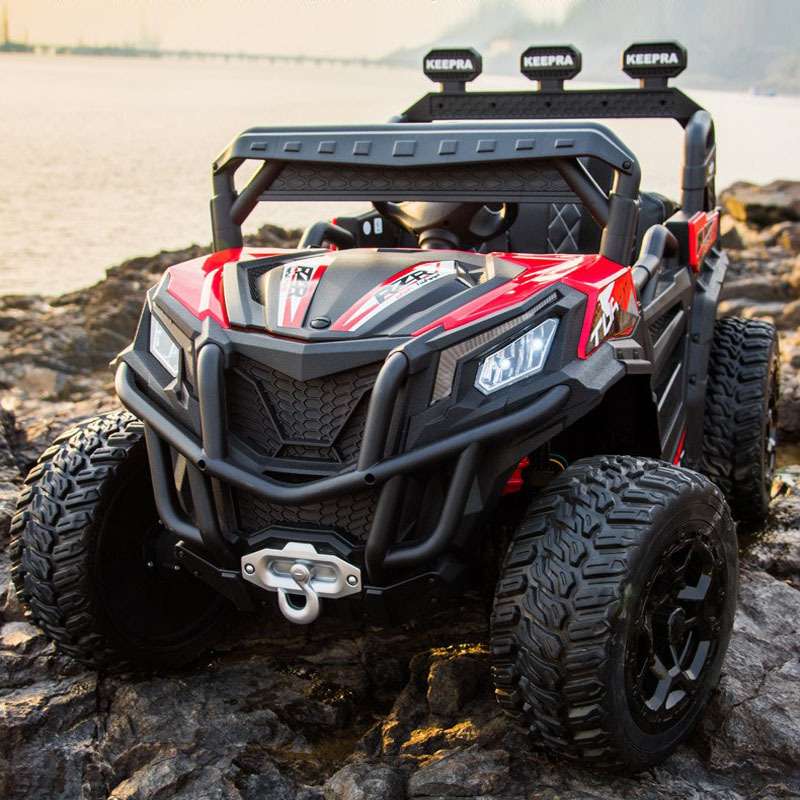 好儿佳儿童电动汽车超大号四轮越野童车四驱宝宝玩具汽车可坐双人