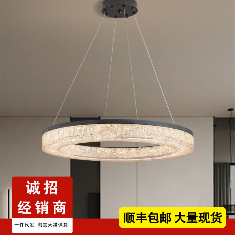意式极简轻奢树脂客厅吊灯主灯后现代简约大厅餐厅卧室别墅灯具