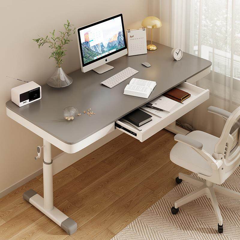 桌子手摇电脑桌升降卧室书桌写字学生简易台式学习桌办公