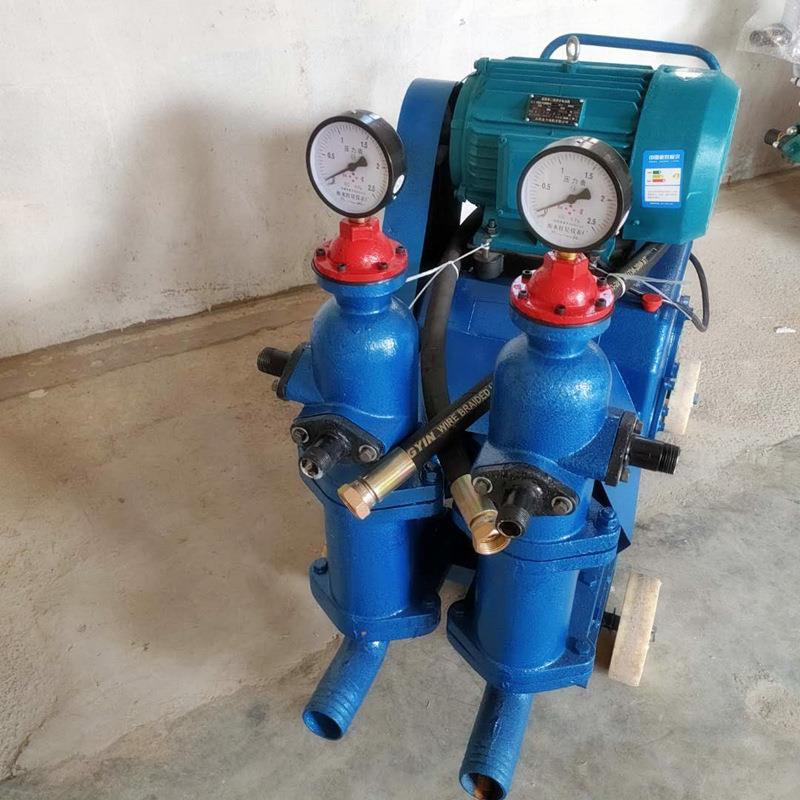 双缸活塞式注浆机工程小型电动水泥水玻璃注浆机HJB-6双缸灰浆泵
