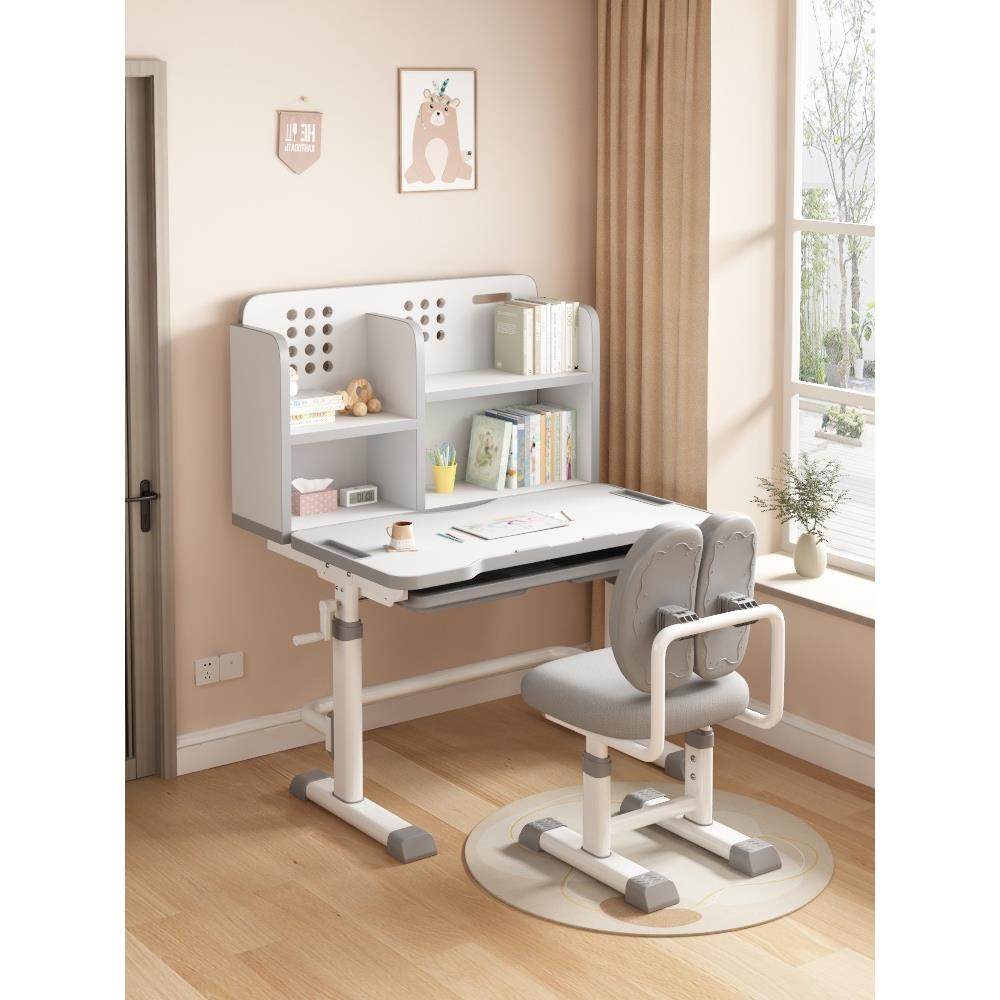 2025新款学习桌小学生家用写字桌儿童书桌椅子套装可升降作业课桌
