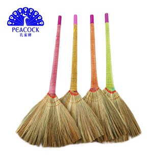 长杆绿芒草软硬扫地老式手工厂大小扫把芦苇扫帚笤帚条帚