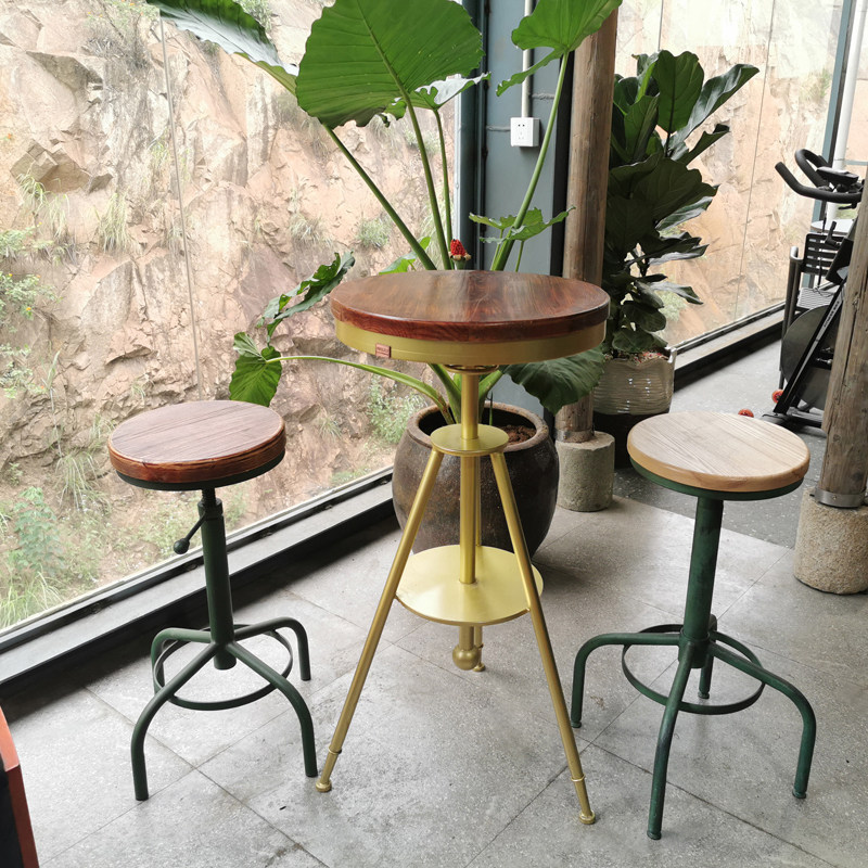 工业风复古做旧酒吧椅咖啡厅奶茶店创意脚凳家用小户型餐椅升降,商业/办公家具,酒吧椅,淘宝优惠券,粉丝福利购,淘宝优惠卷