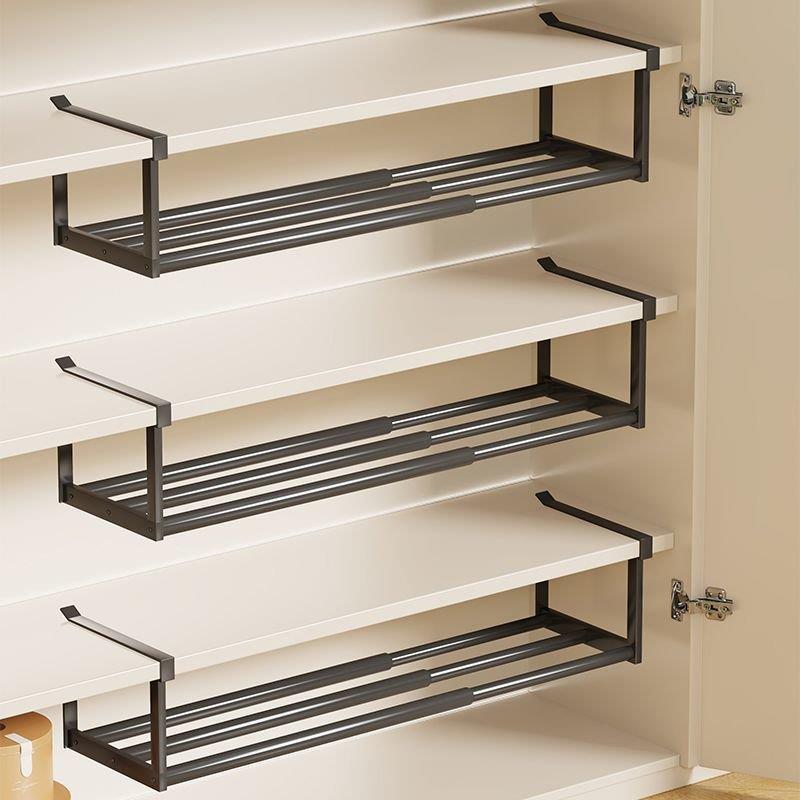 可伸缩鞋架家用鞋柜分层隔板鞋托下挂篮置物架省空间整理鞋子托架