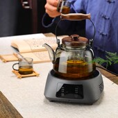 电陶炉煮茶小型煮茶器2024新款 煮茶炉家用烧水泡茶壶电磁炉电热炉
