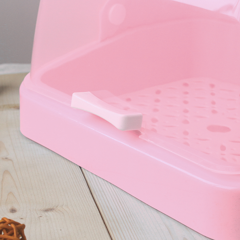 婴儿餐具奶瓶收纳盒置物宝宝碗筷沥水架带盖防尘水杯整理收纳箱大