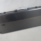 17寸黑中提琴盒 密码 亮面 尺寸可调 锁 轻便 碳纤维中提琴盒15寸