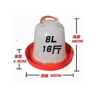 小鸡新款鸡槽子食盆鸡用料桶饲料桶鸡槽水罐食具鸽子养殖喂食器