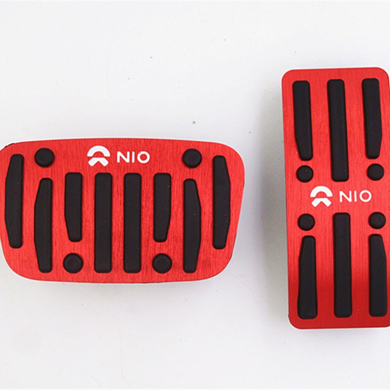 适用于蔚来ES6 ES8 EC6油门踏板内饰改装防滑刹车脚踏板铝合金