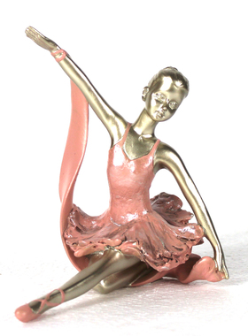 创意闺蜜生日礼物欧式家居艺术装饰工艺品芭蕾舞蹈女孩摆件