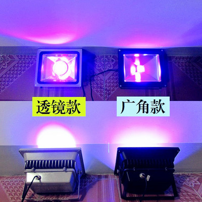 UV投光灯 395/405nm紫光紫外荧光灯 防伪印刷检测UV固化 舞台墙绘