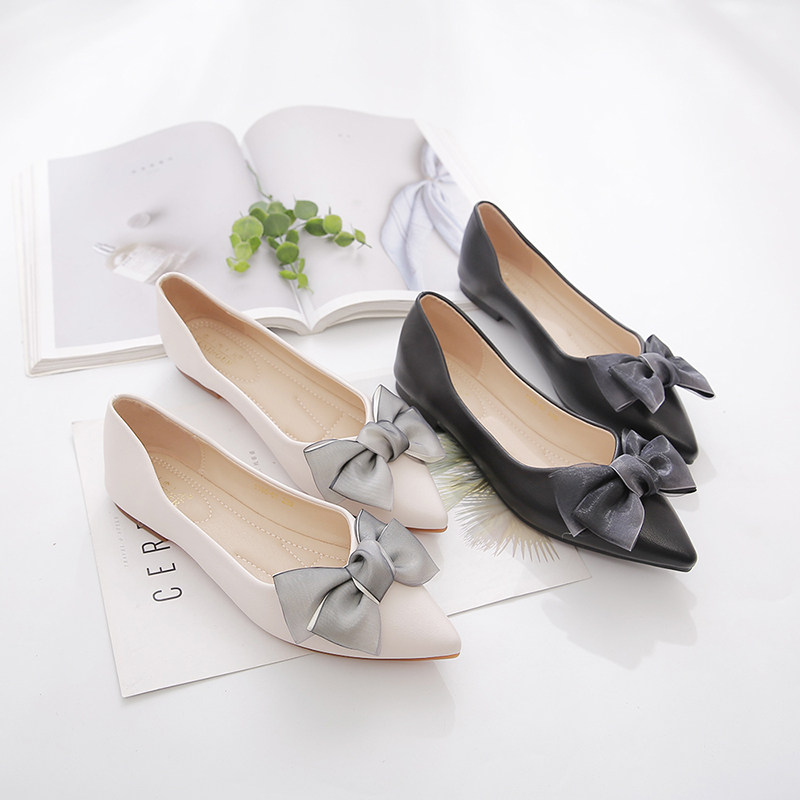 秋鞋百搭豆豆g鞋女淑女单鞋平底鞋女春季女鞋春款2020新款平跟春,女鞋,浅口单鞋,淘宝优惠券,粉丝福利购,淘宝优惠卷