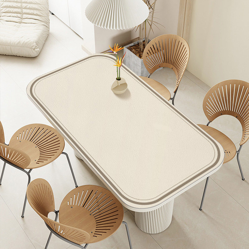 现代简约风餐桌垫免洗防水防油桌布隔G热防烫餐垫高级感茶几台面,居家布艺,餐垫,淘宝优惠券,粉丝福利购,淘宝优惠卷
