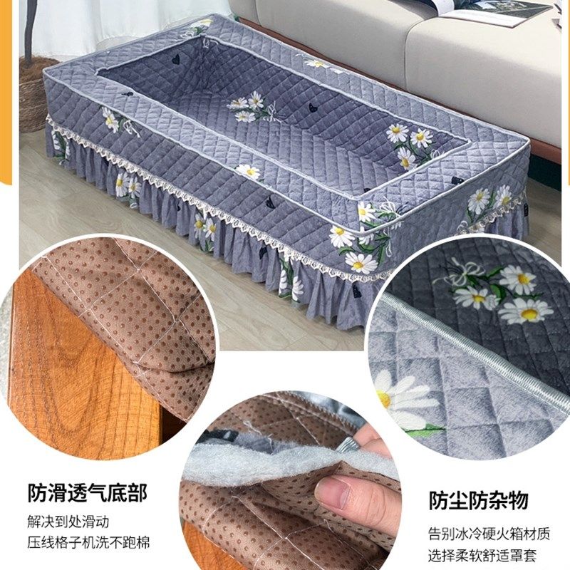 加绒烤火箱罩套电火套罩火w桶套防滑防尘罩加厚怀化家用冬季定制