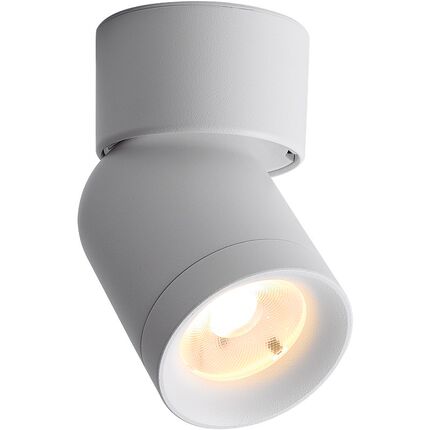 可调角度led明装射灯家用客厅背景墙玄关过道商用聚光吸顶式筒灯