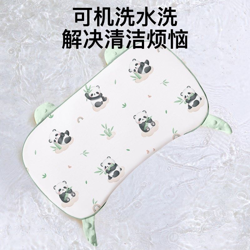 儿童枕头1-2-3岁4男童纯棉安抚豆豆枕婴儿0到6个月以上小宝宝整头