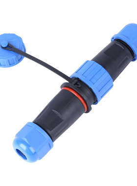 SP20防水航空插头插座面板式公母对接连接器2/3/4/5/7/9/12芯焊接