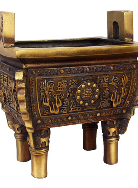 铜盛鼎鼎盛千秋摆件工艺礼品鼎摆件