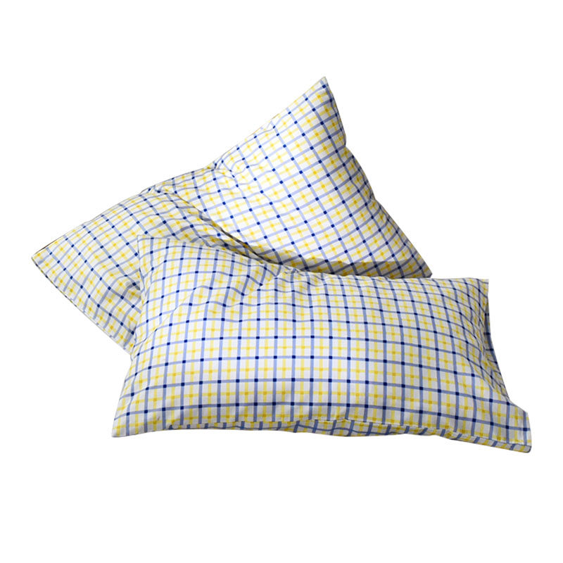 纯棉枕套一对装两只简约风格卡通水果味枕袋全棉不含枕芯   2P02