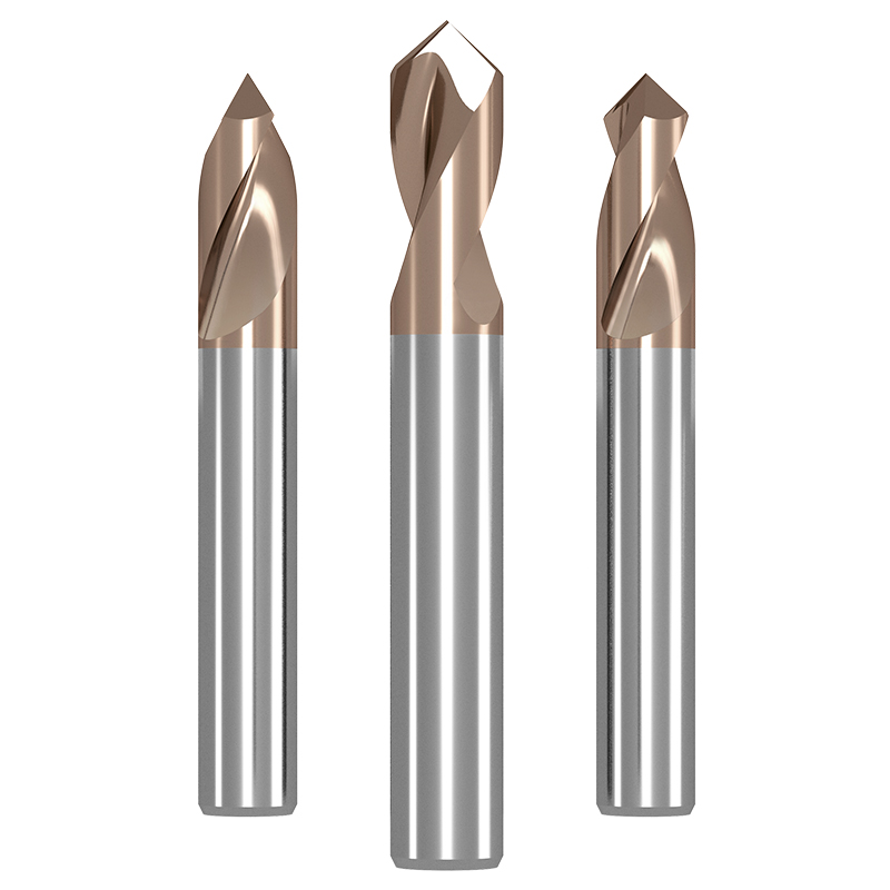 贝利钨钢定心钻头90度倒角钻头合金加长定点钻定位钻中心钻头