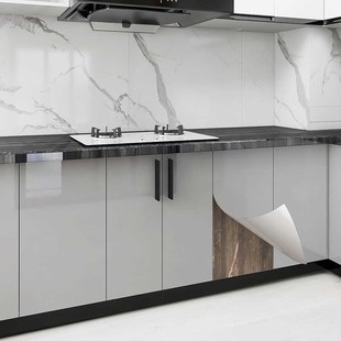 加厚橱柜烤漆贴纸家具翻新衣柜贴膜桌面改色柜门自粘X厨房防油防