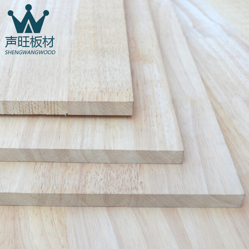 板材橡胶木指接板集成o材实木家具衣柜G橡木板集成楼梯踏板25mm