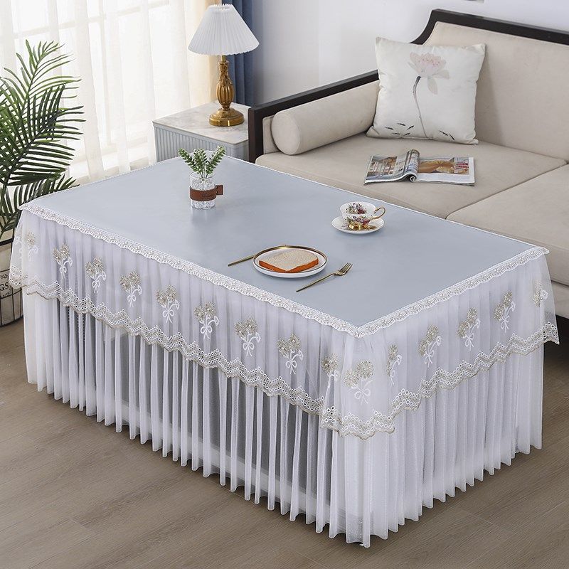 油蜡皮蕾丝餐桌k茶几罩烤火桌罩套防水防油免洗长方形电炉罩,居家布艺,烤火罩,淘宝优惠券,粉丝福利购,淘宝优惠卷