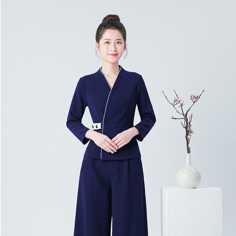 美容师工作服g女高端美容院美甲足浴店套装养生馆皮肤管理工服秋