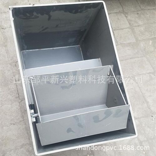加工定制PVC公共厕所自动冲水箱灰色I沟槽翻斗式冲水箱规格齐全