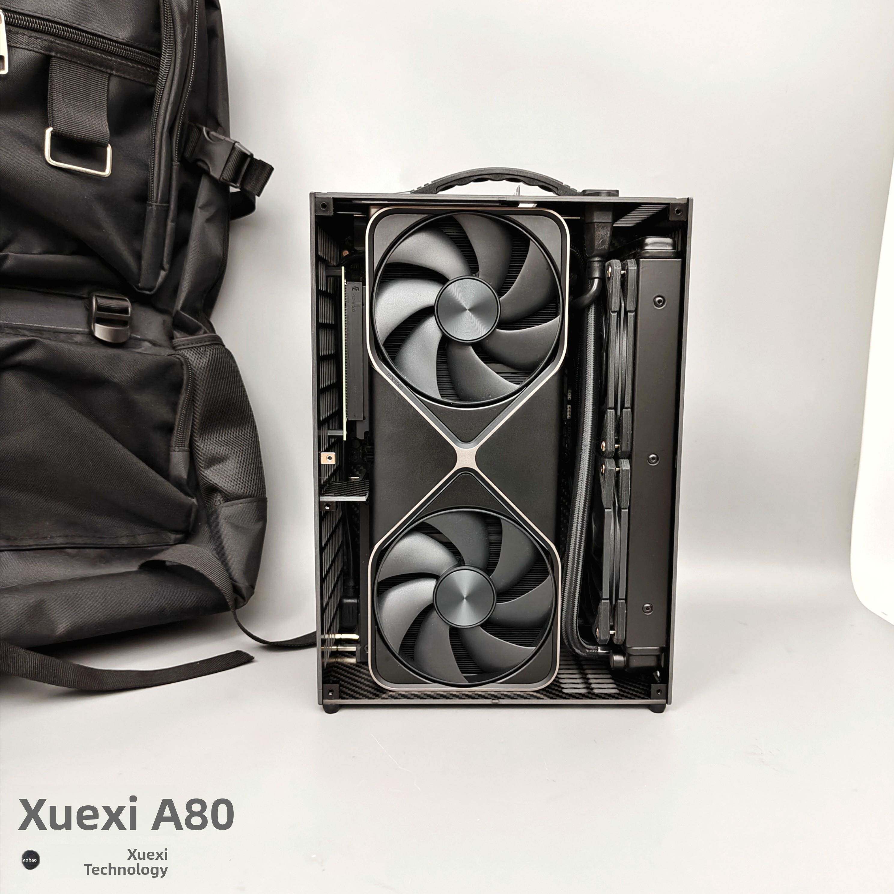 帝云A80机箱8升Itx， S60I水冷版瓦片结构支持5090显卡Sfx电源