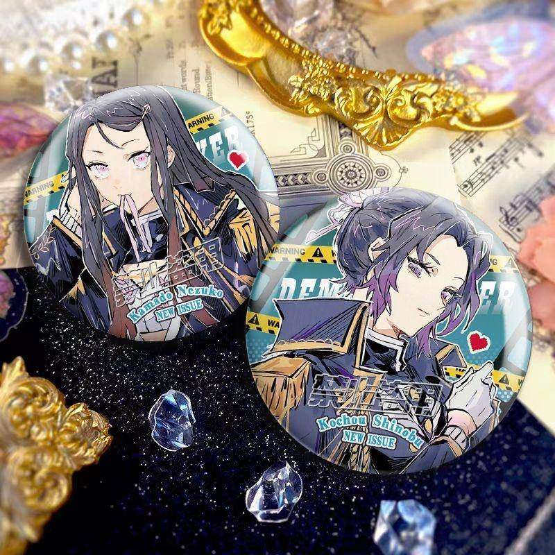 鬼灭之刃同人吧唧谷炭治郎蝴蝶忍无一郎祢豆子甘露寺蜜璃錆兔周边,模玩/动漫/周边/娃圈三坑/桌游,动漫徽章/立牌,淘宝优惠券,粉丝福利购,淘宝优惠卷