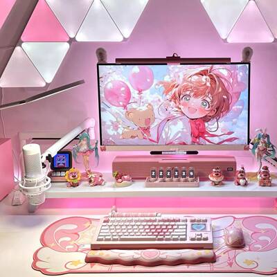 PCDOCK新款3代青春版电脑多功能显示器增高架RGB炫彩灯USB扩展坞