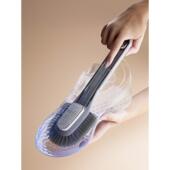 子双面多功能清洁刷不伤鞋 刷洗鞋 翻反毛皮麂皮清洁刷子 鞋 日本正品