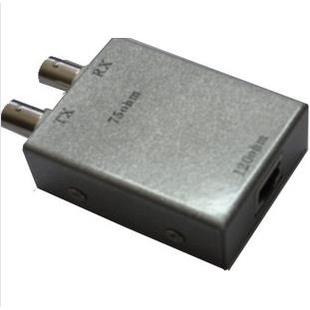 BNC转RJ45传输器E1转换器平衡转非平衡75欧转120欧姆阻抗G703同轴
