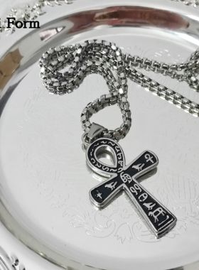 埃及安卡十字架项链欧美风男女