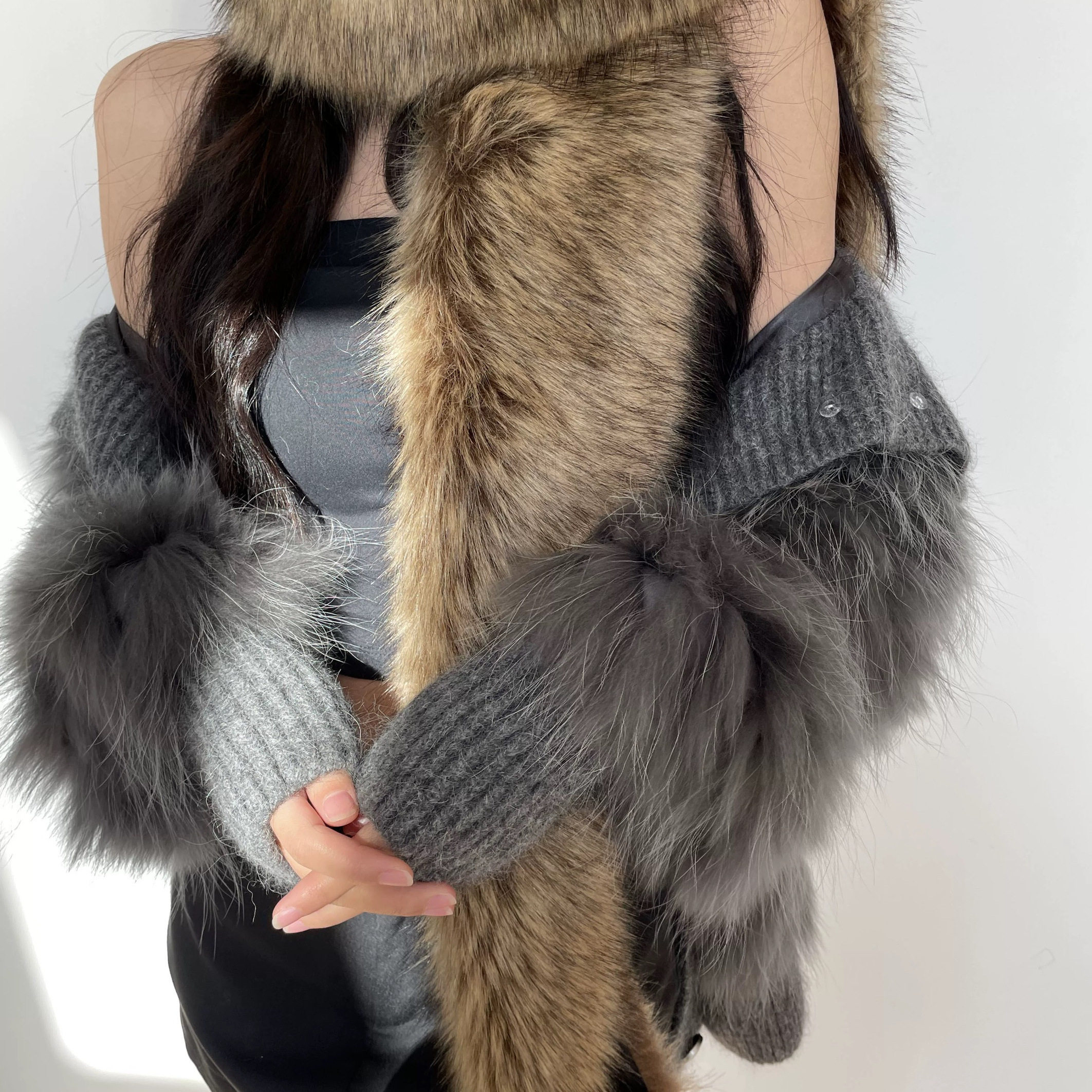 甜酷千禧辣妹风仿狐狸毛长款保暖围巾仿皮草加厚时髦毛毛围脖,服饰配件/皮带/帽子/围巾,围巾/丝巾/披肩,淘宝优惠券,粉丝福利购,淘宝优惠卷