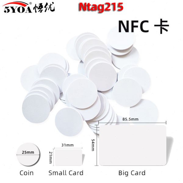 墙nfc贴快捷芯片于空白.指钱币圆卡音乐用贴令碰碰苹果amiibo卡卡