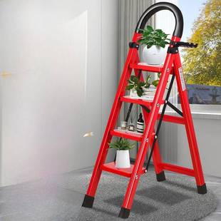 梯子家用可折叠加厚人字形梯子楼梯家用梯子室内阁楼加厚轻质踏步