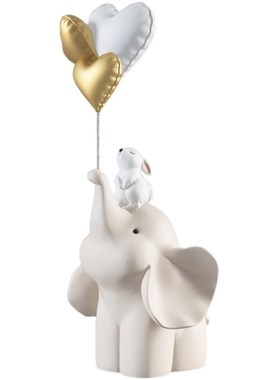 创意大象落地摆件结婚礼物招财客厅玄关家居玻璃钢装饰品乔迁新居