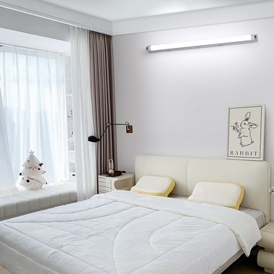 全光谱灯管高显色家用中性光暖黄光长条led日光灯t8支架光管灯座